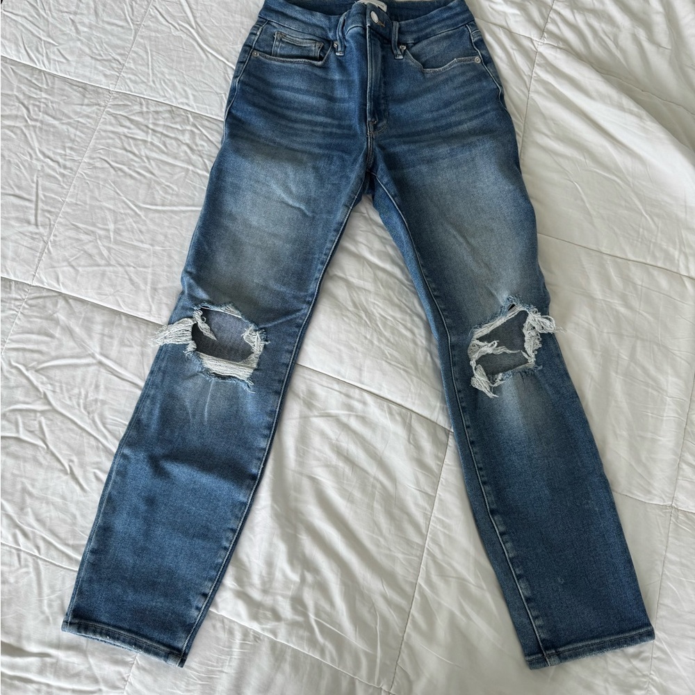 Good American Classic Blue Denim Jeans